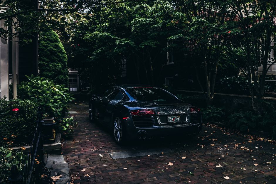 Brick driveway
