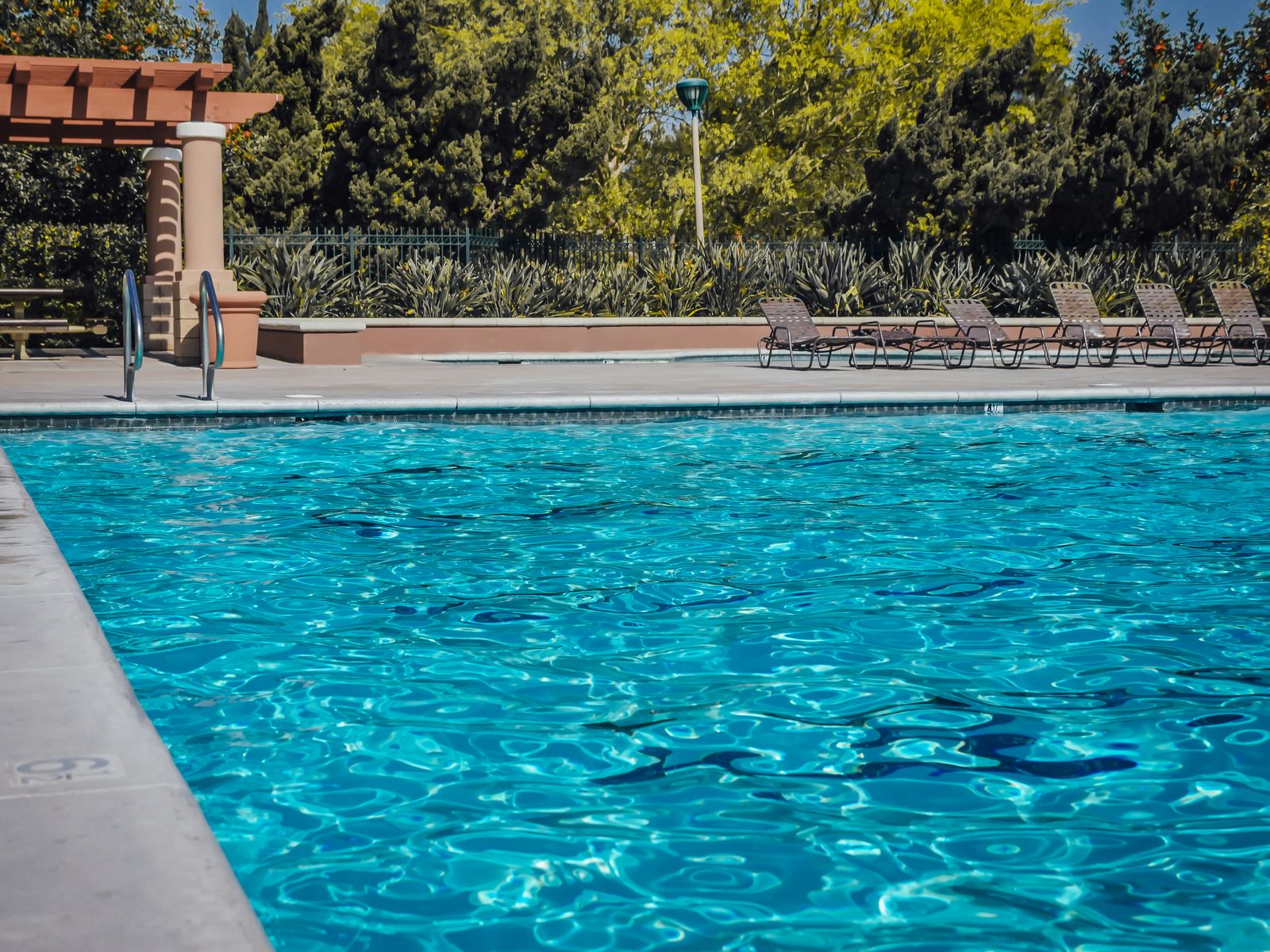 Pool patio