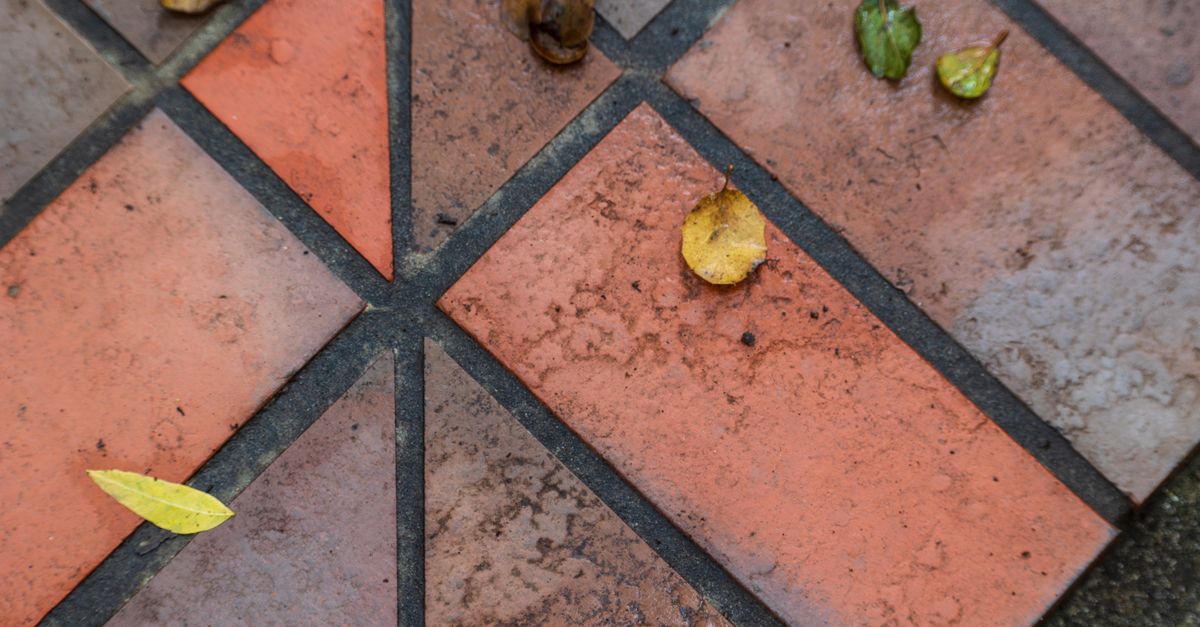 Brick walkway